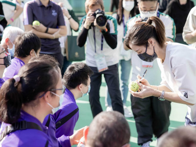 澳娛綜合邀特奧會成員參加網球互動營