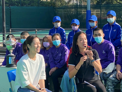 澳娛綜合邀特奧會成員參加網球互動營