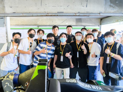 澳娛綜合組織本地大學生參觀大賽車場地　與車手互動交流