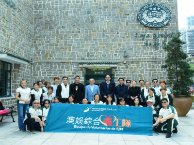 澳娛綜合卅萬支持仁慈堂社服店 370多戶獲贈食物籃及賀年紅包
