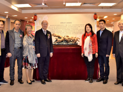 澳博贊助陶藝石雕迎春展
