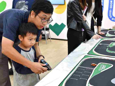 澳娛綜合舉辦「小車手大競賽」活動　邀請本地兒童體驗賽車狂熱