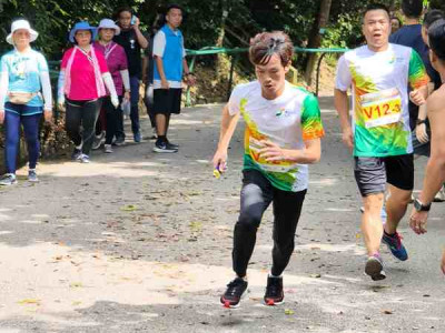 澳娛綜合參與「2024基本法環山跑比賽」 獲得接力邀請賽第七名