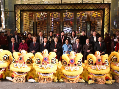 澳博金龍醒獅大匯演與眾共迎新禧