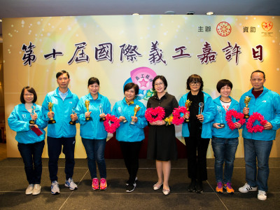 澳博義工隊成員於第十屆國際義工嘉許日獲表揚