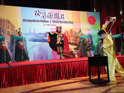 澳博應邀在「世界旅遊日」慶祝晚宴演出