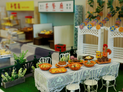 新葡京十二周年呈獻「美食『微』世界」微縮模型展覽　為「雙慶」獻禮