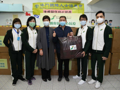 澳博與特奧會及聽障協會合作為澳門弱勢家庭送贈生活包